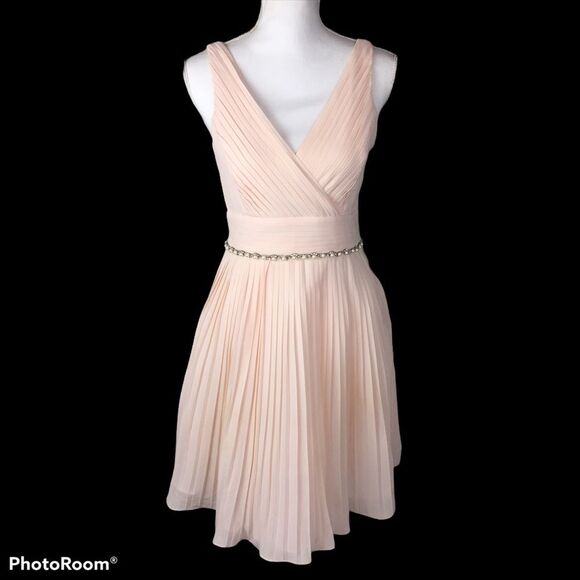 NWOT Minuet Peach Sleeveless Dress Sz S - Picture 1 of 12